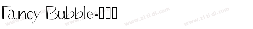 Fancy Bubble字体转换